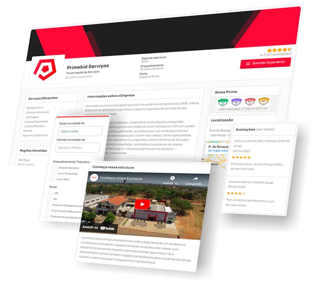 Primebid Search Perfil